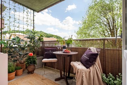 Balkong eller utsiktsbild