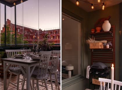 Balkong eller utsiktsbild