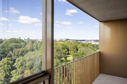 Balkong eller utsiktsbild