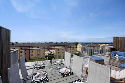 Balkong eller utsiktsbild