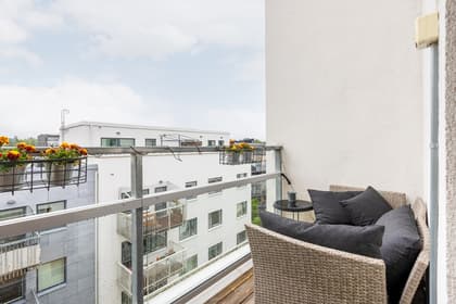 Balkong eller utsiktsbild