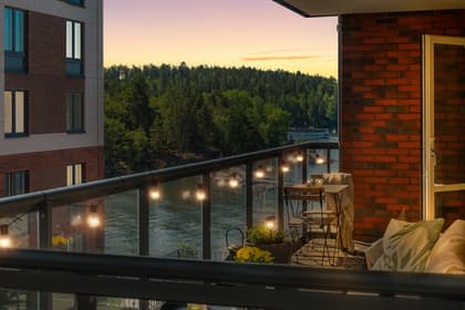 Balkong eller utsiktsbild