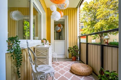 Balkong eller utsiktsbild