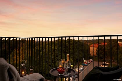 Balkong eller utsiktsbild