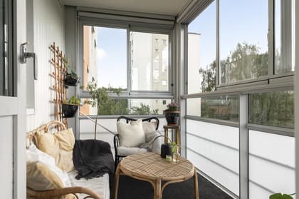 Balkong eller utsiktsbild