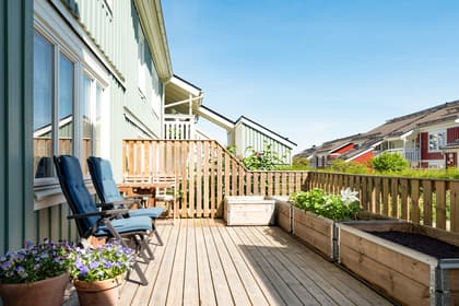 Balkong eller utsiktsbild