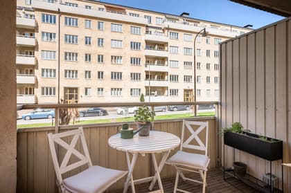 Balkong eller utsiktsbild