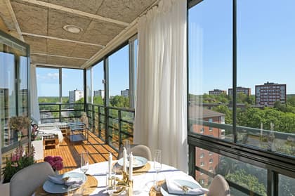 Balkong eller utsiktsbild