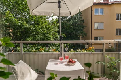 Balkong eller utsiktsbild