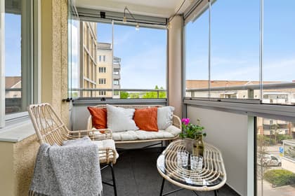 Balkong eller utsiktsbild