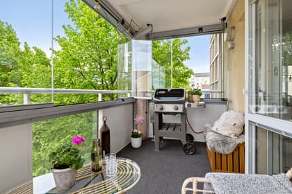 Balkong eller utsiktsbild