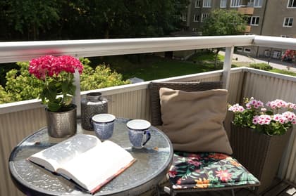 Balkong eller utsiktsbild