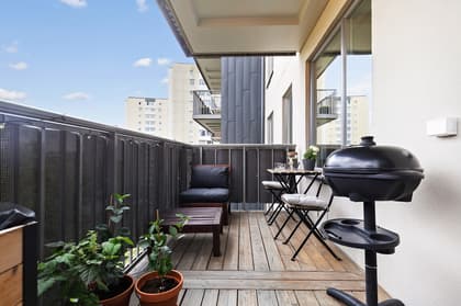 Balkong eller utsiktsbild