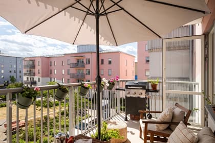 Balkong eller utsiktsbild