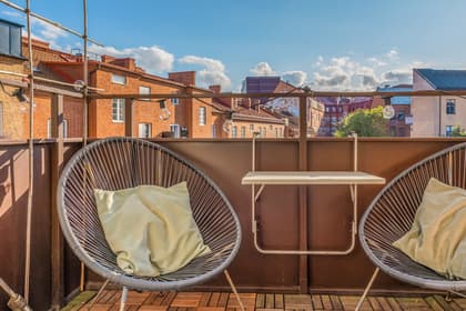 Balkong eller utsiktsbild