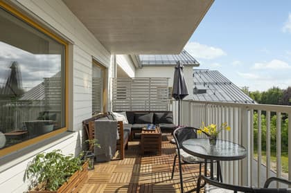 Balkong eller utsiktsbild