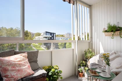 Balkong eller utsiktsbild