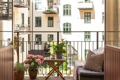 Balkong eller utsiktsbild