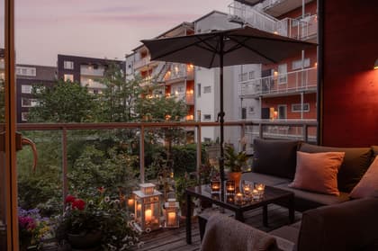 Balkong eller utsiktsbild