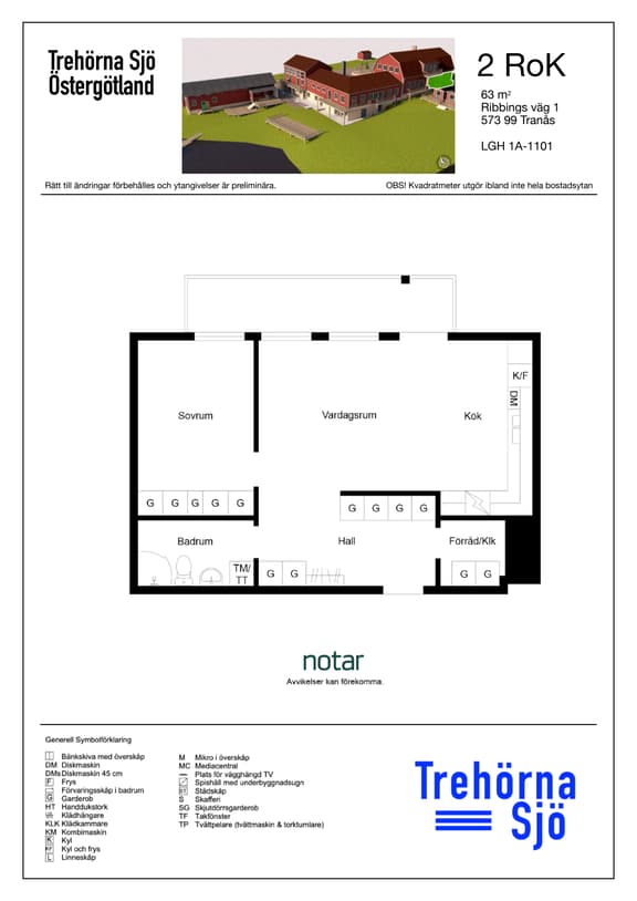 Ribbings väg 1, Ödeshög