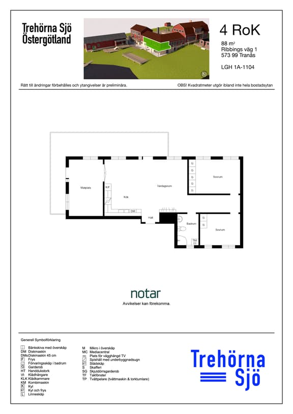 Ribbings väg 1, Ödeshög