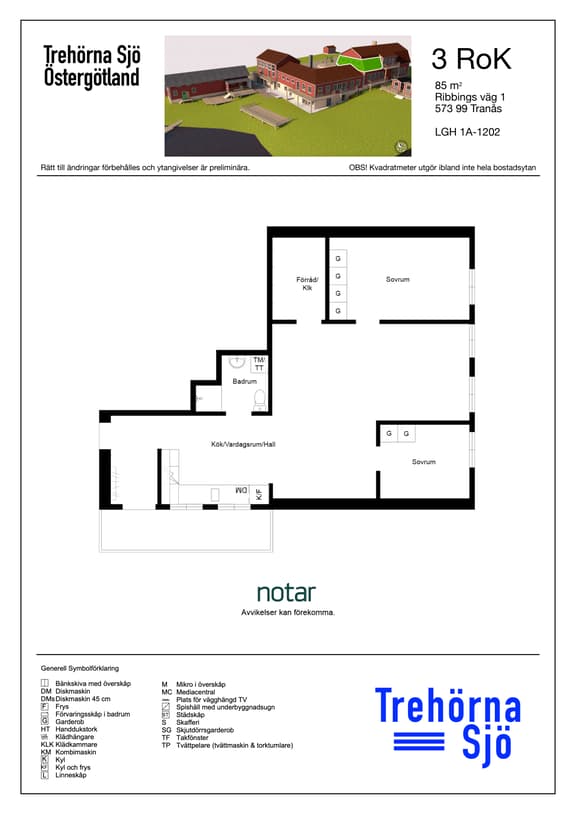 Ribbings väg 1, Ödeshög