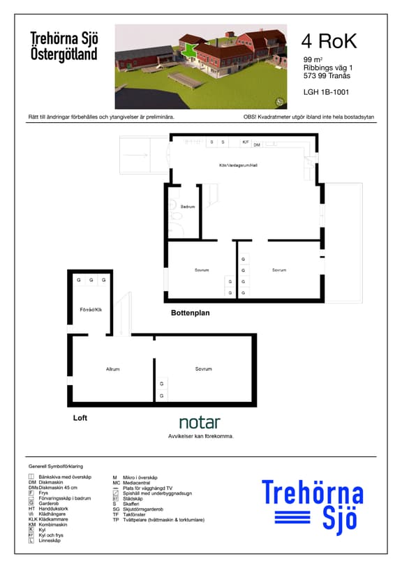 Ribbings väg 1, Ödeshög