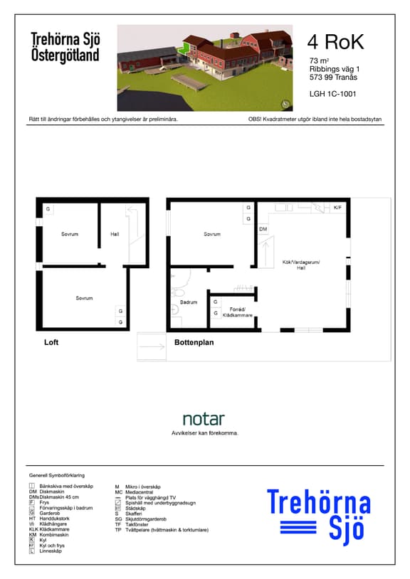 Ribbings väg 1, Ödeshög