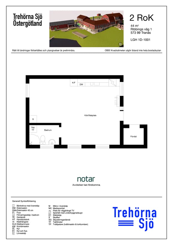 Ribbings väg 1, Ödeshög