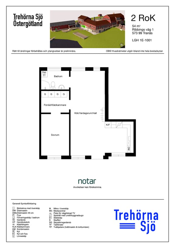 Ribbings väg 1, Ödeshög