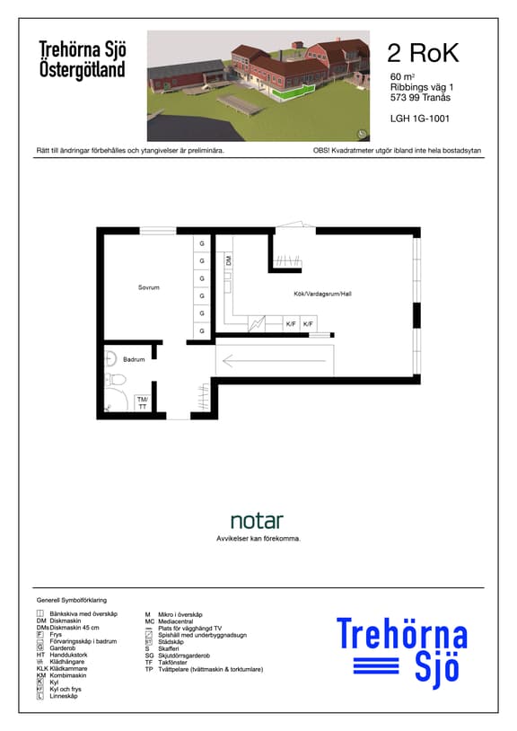 Ribbings väg 1, Ödeshög