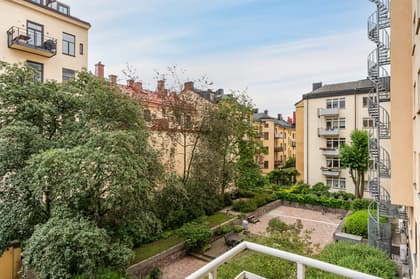 Balkong eller utsiktsbild