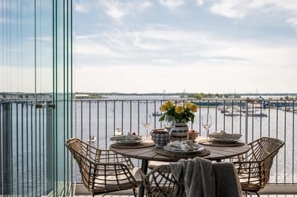 Balkong eller utsiktsbild