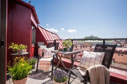 Balkong eller utsiktsbild