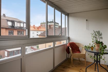 Balkong eller utsiktsbild