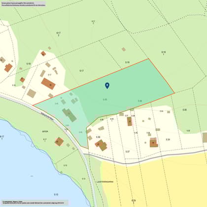 Illustrerad karta över fastigheten eller området