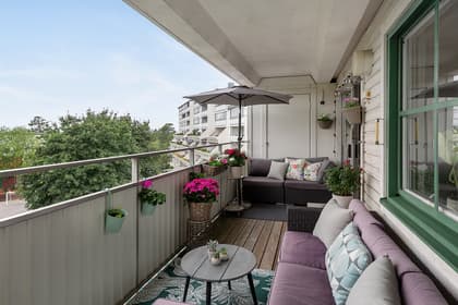 Balkong eller utsiktsbild