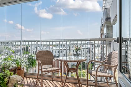 Balkong eller utsiktsbild