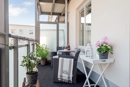 Balkong eller utsiktsbild