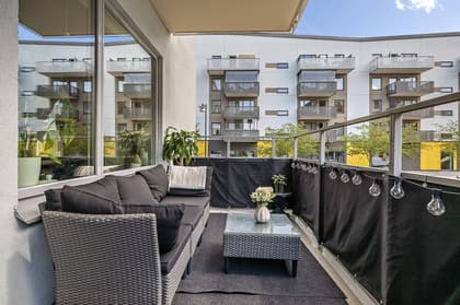 Balkong eller utsiktsbild