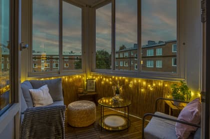 Balkong eller utsiktsbild