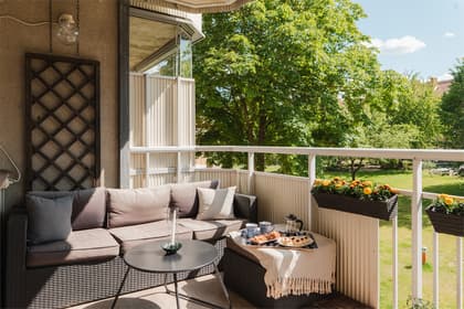 Balkong eller utsiktsbild