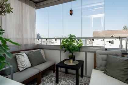 Balkong eller utsiktsbild