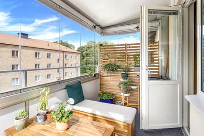 Balkong eller utsiktsbild