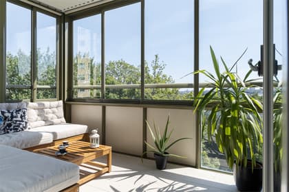 Balkong eller utsiktsbild