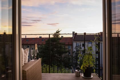 Balkong eller utsiktsbild