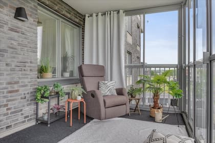 Balkong eller utsiktsbild