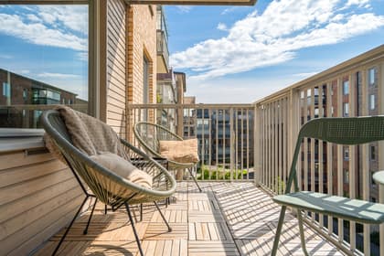 Balkong eller utsiktsbild