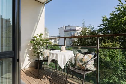 Balkong eller utsiktsbild