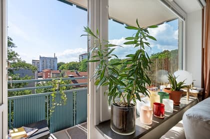 Balkong eller utsiktsbild